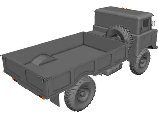 GAZ-66 3D Model