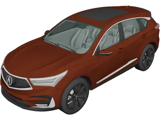 Acura RDX (2018) 3D Model
