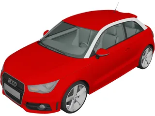 Audi A1 (2010) 3D Model