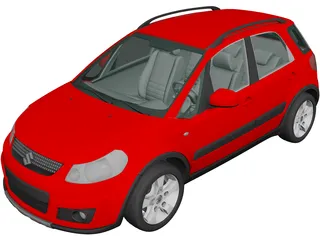 Suzuki SX4 (2010) 3D Model