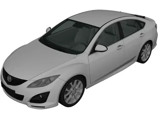 Mazda 6 Sedan (2011) 3D Model