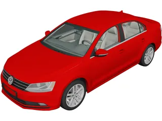 Volkswagen Jetta (2015) 3D Model