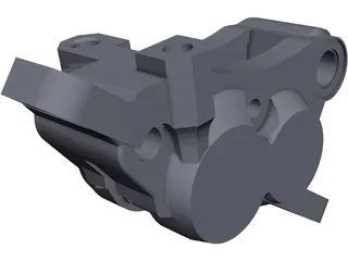 Shimano Zee Calliper CAD 3D Model