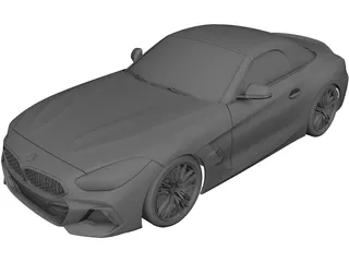 BMW Z4 M40i (2019) 3D Model 3D Preview