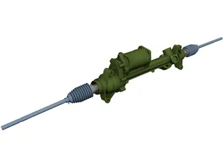 BMW X3 F25 Steering Rack 3D Model