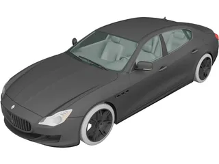 Maserati Quattroporte 3D Model