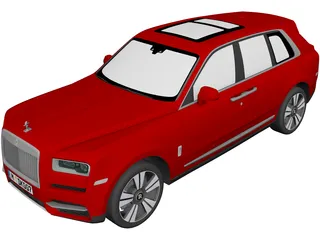 Rolls-Royce Cullinan (2019) 3D Model