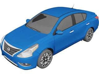 Nissan Versa Sedan (2015) 3D Model
