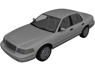 Ford Crown Victoria (2005) 3D Model