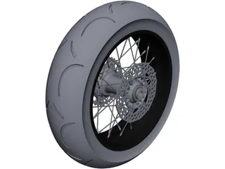 Wheel 5,0x17 CAD 3D Model