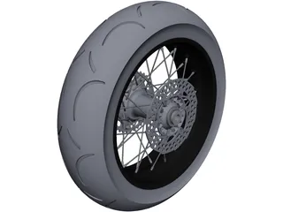 Wheel 5,0x17 3D Model