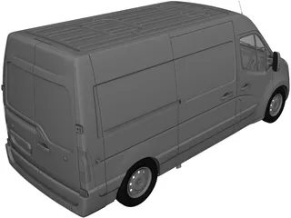 Renault Master (2017) 3D Model