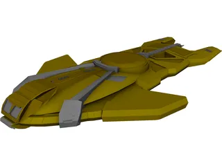 Star Trek Cardassian Hideki 3D Model 3D Preview