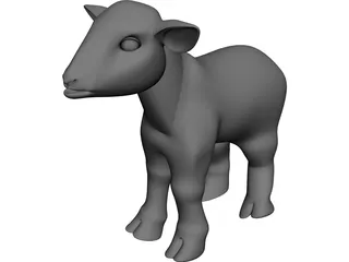 Little Lamb 3D Model 3D Preview