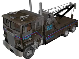 Kenworth K-100 Wrecker 3D Model