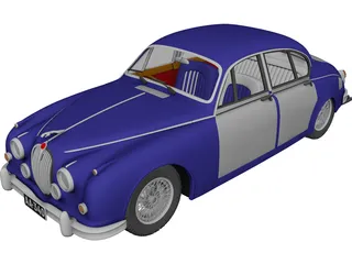 Jaguar Mark II 3D Model