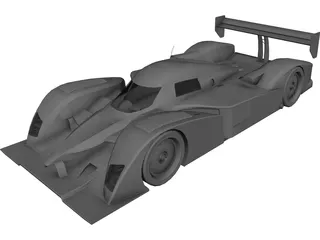 Peugeot 2008 Le Mans 3D Model 3D Preview