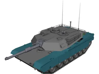 M1 Abrams 3D Model