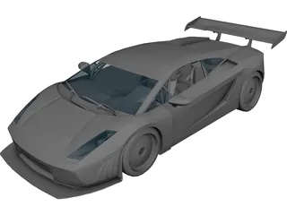 Lamborghini Gallardo GT3 Cup 3D Model