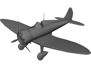 Mitsubishi A5M Claude 3D Model