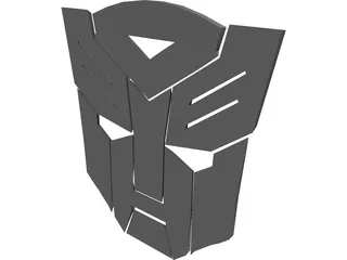 Transformers Autobot Symbol 3D Model 3D Preview