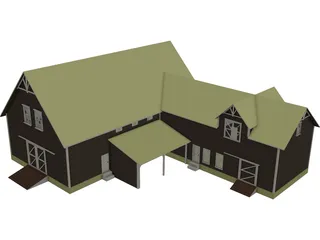 Barn 3D Model