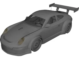 Porsche 911 997 GT3 Cup 3D Model