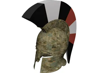 Greek Helmet 3D Model