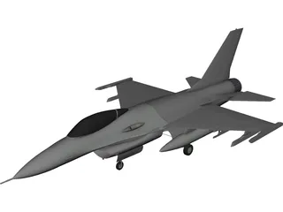 F-16 Falcon 3D Model