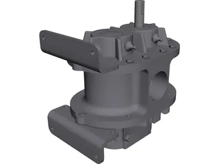 Roots Blower 3D Model