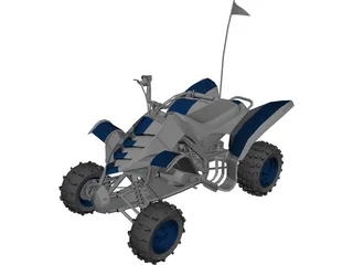 Yamaha Quad 3D Model