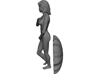 Statue Birth of Venus 3D Model