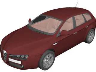 Alfa Romeo 159 3D Model