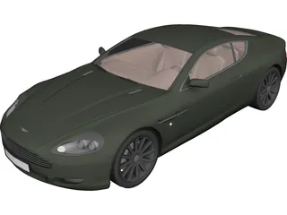 Aston Martin DB9 3D Model