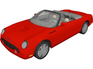 Ford Thunderbird 3D Model 3D Preview