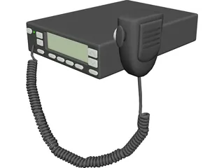 2 Way Radio 3D Model