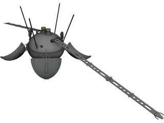 Luna 13 Moon Probe 3D Model