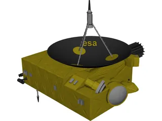 Ulysses ESA Sun Probe 3D Model 3D Preview