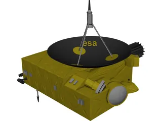 Ulysses ESA Sun Probe 3D Model