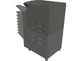 Xerox Copier Machine 3D Model
