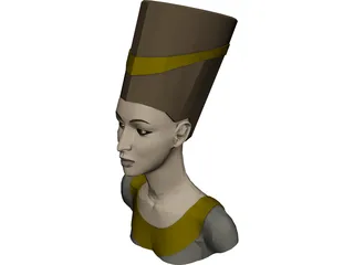 Nefertiti Head 3D Model