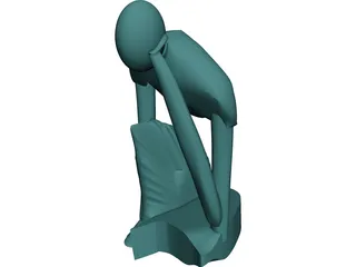 Abstract Moods Sculpture 3D Model 3D Preview