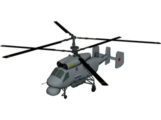 Kamov Ka-25 Hormone 3D Model