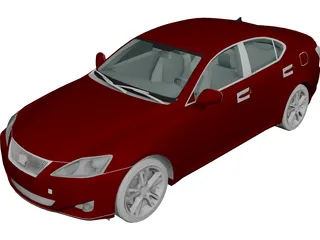 Lexus IS 350 (2006) 3D Model