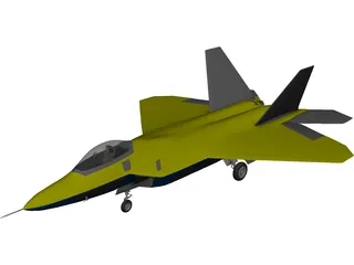 F/A-22 Raptor 3D Model