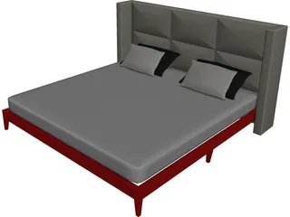 Mura Design Bed 3D Model