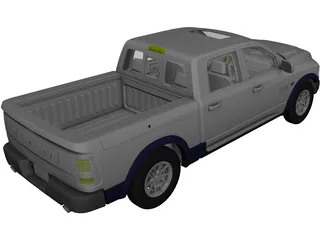 Dodge Ram Rebel (2017) 3D Model