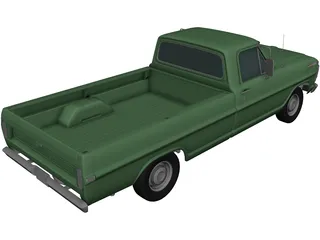 Ford F100 (1970) 3D Model