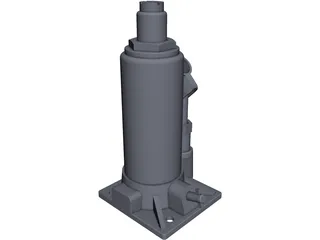 Hydraulic Jack CAD 3D Model