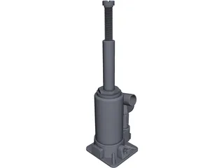 Hydraulic Jack CAD 3D Model